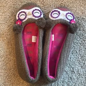 Kohl’s owl slipper shoes